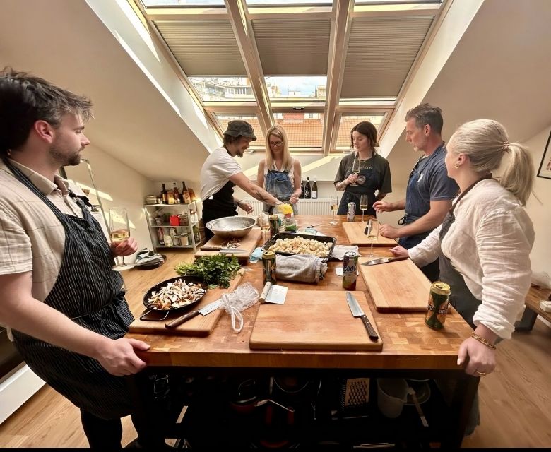 Prague: Traditional Czech Cooking Class with Market Tour - What you’ll cook: Kulajda, beef goulash with dumplings, and povidlové buchty