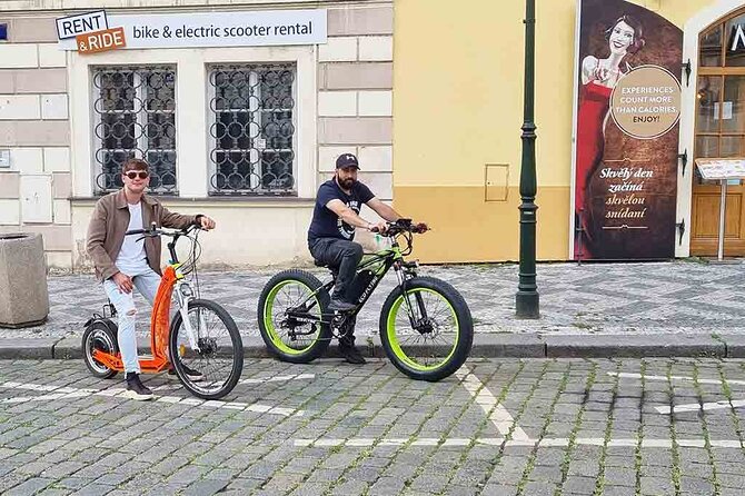 Prague Trike & e-Scooter Tour: Castle Viewpoints & Charles Bridge - Prague Castle Main Gate Views, Photos Without the Time Sink