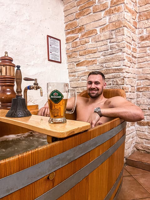Prague: Ungelt Bernard Beer Spa with Beer & Optional Massage - Key highlights you should know before you go