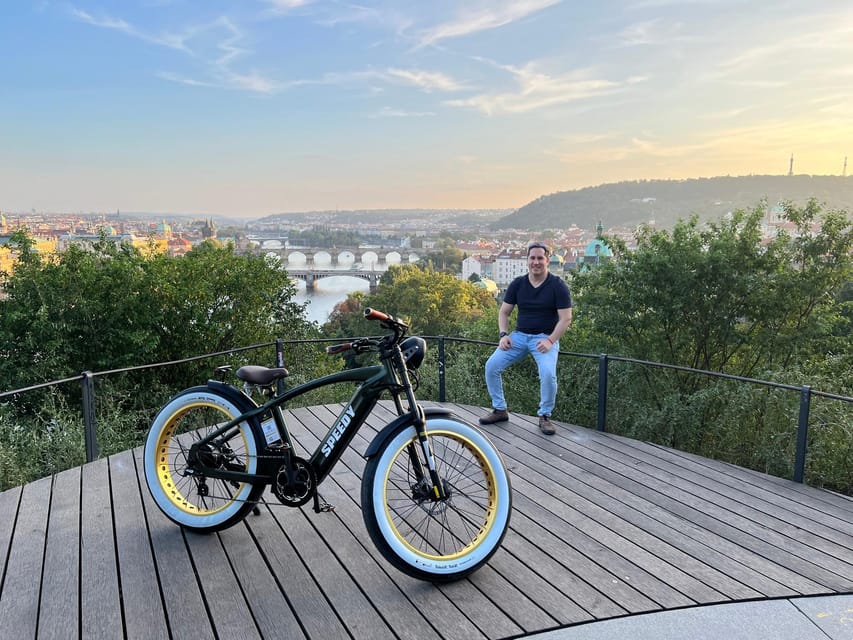 Prague Viewpoints & Historical Ebike Tour - Franz Kafka Museum Outside, Rudolfinum Outside, and Pařížská Street to Old Town Square