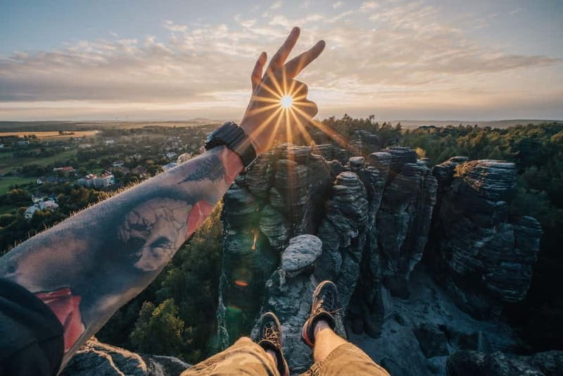 Prague: VIP Bohemian Saxon Switzerland: 2 Countries in 1 Day - Tisa Rocks in winter: the Narnia walk and warm drinks