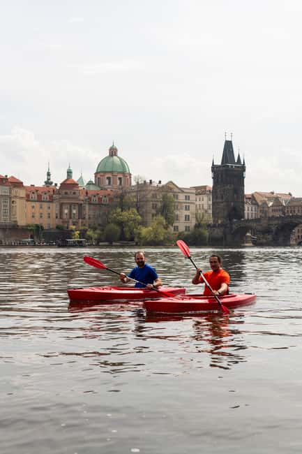 Prague: Vltava River Kayak Tour with Guide - Where you start at the riverbank by Charles Bridge