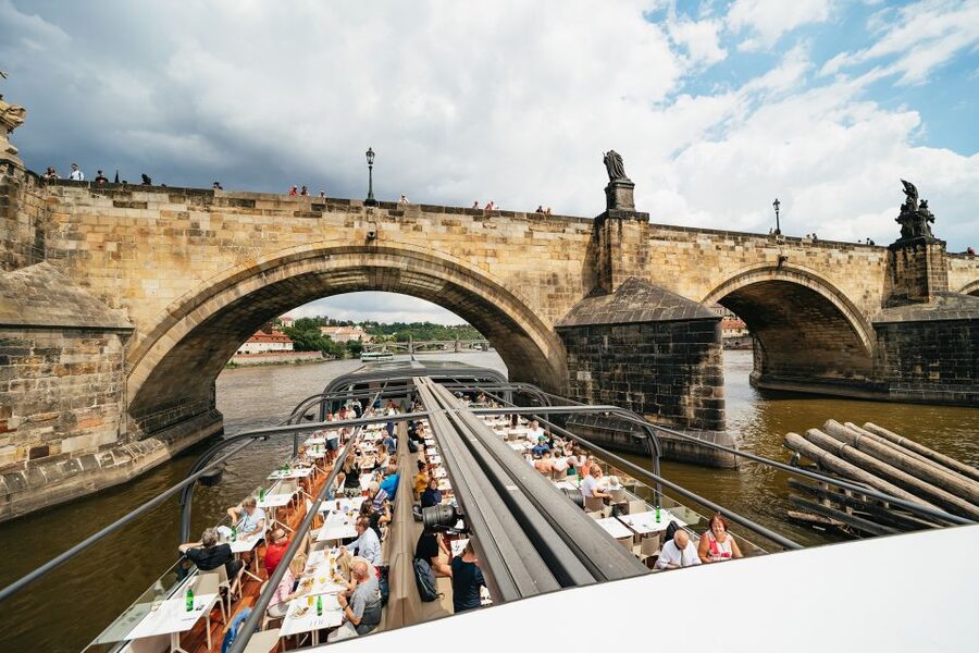 Prague: Vltava River Lunch Cruise in an Open-Top Glass Boat - Timing, locks, and why the river can slow the plan