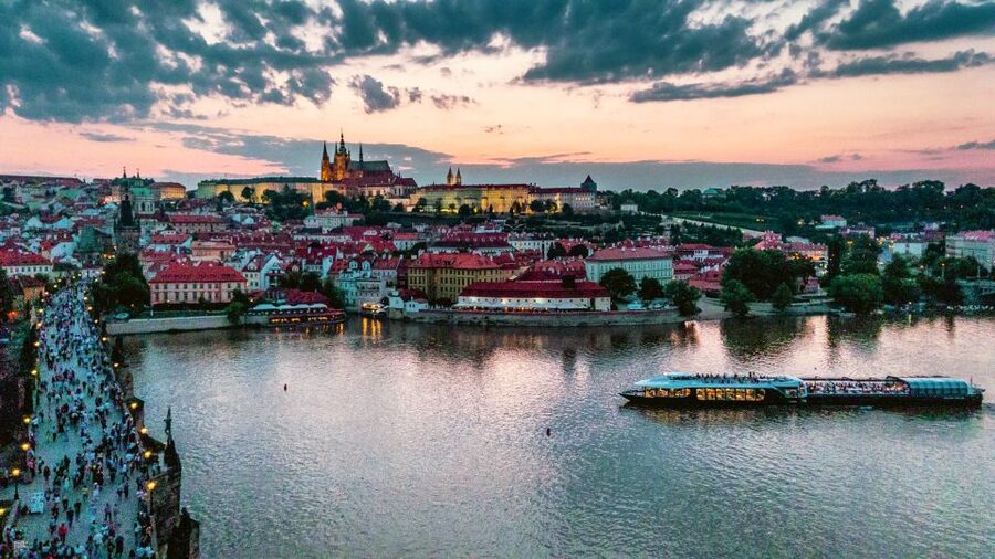 Prague: Vltava River Night Cruise with Buffet - Seating and group setup: sharing tables is the main tradeoff