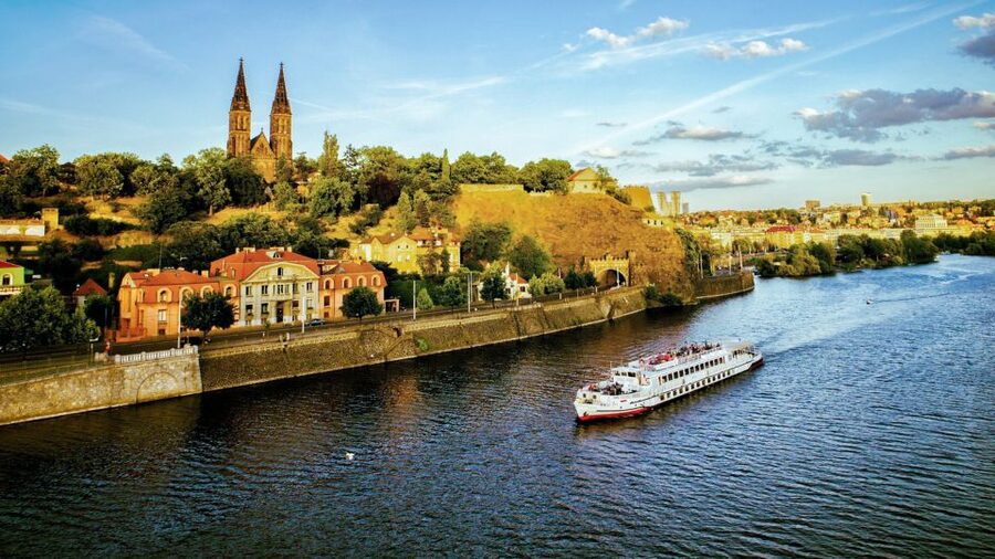 Prague: Vltava River Night Cruise with Buffet - Getting on board at Čechův Bridge, and what you should know first