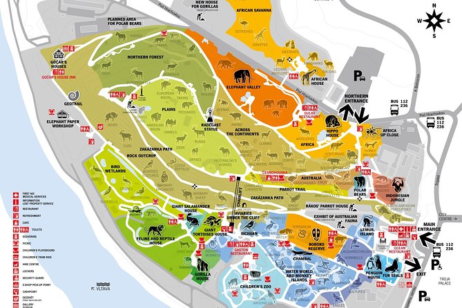 Prague Zoo Admission Ticket including Round Trip Transfer - African Savanna and the big-feel animal houses