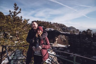 Pravcicka Gate & Bastei Bridge Winter National Park Tour from Prague