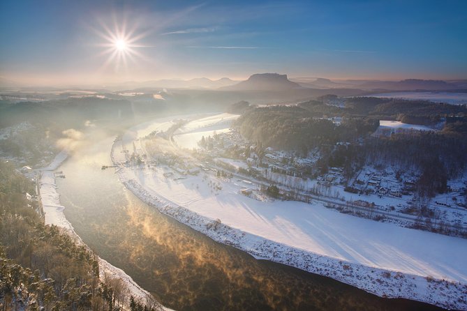 Pravcicka Gate & Bastei Bridge Winter National Park Tour from Prague - What the day feels like: pacing, steps, and winter fitness