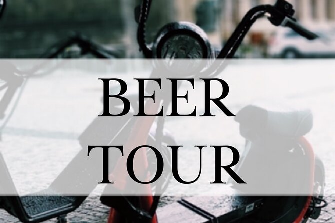 Private live-guided E-Scooter TOURS around Prague - Strahov Klaster and beer stops that actually save you time