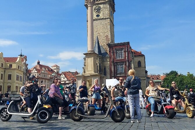 Private live-guided E-Scooter TOURS around Prague - Lennon Wall, Charles Bridge, and the Small Venice photo circuit