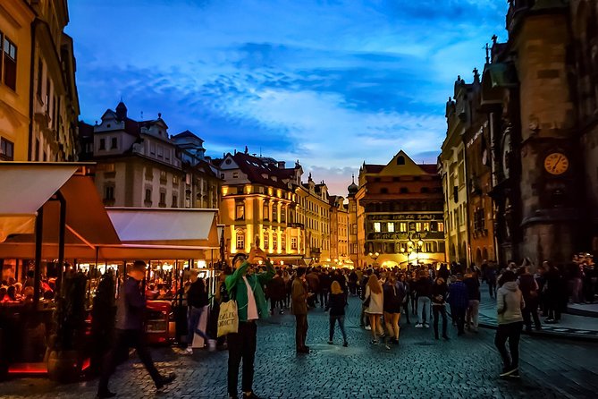 Private & Personalized Prague Night Tour with a Local Guide - Old Town Square after dark: architecture with context