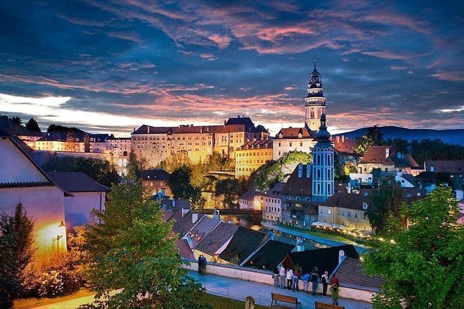 Private transfer in a Sanitized Car Prague to Vienna with 2h stop Cesky Krumlov - Key highlights at a glance