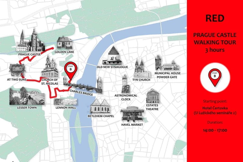 Private Walking Tour: From Charles Bridge to Prague Castle - Jánský vršek and the climb toward the Castle