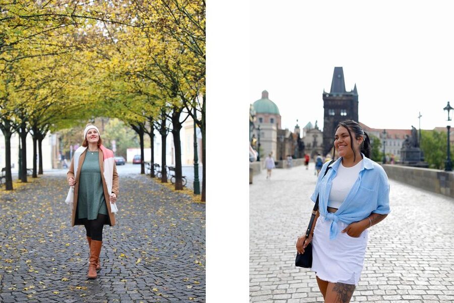 Professional photoshoot at Charles Bridge & Kampa island - What happens during the shoot, portraits plus real Prague context