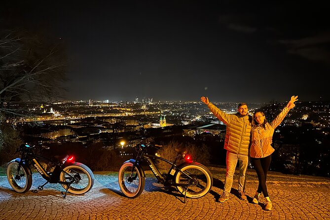 Retro Style E-Bike Night Tour in Prague - Live Guided - Old Town Square and the Astronomical Clock Moment
