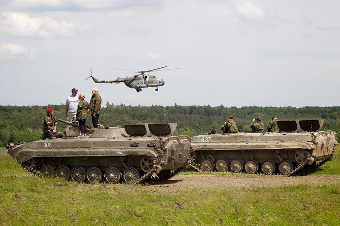 Ride in a BMP tank and military garage tour Prague - BMP-1 Tank Ride: The Real-World Version of Military Machinery