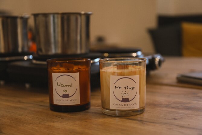 Soy Candles Workshop in Prague - Your candle kit, glass vessels, scents, and decorations