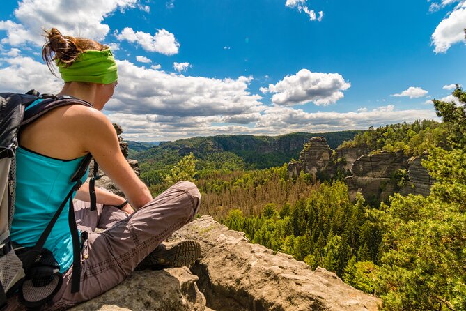 Stunning Views of Bohemian Switzerland: Gate, Tisa Rocks, Bastei - Mezná Lunch: Czech Beer, A la Carte Choices, and VIP Seating