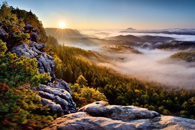Stunning Views of Bohemian Switzerland: Gate, Tisa Rocks, Bastei - Getting From Prague With Pickup, Wi-Fi, and a Day That Moves