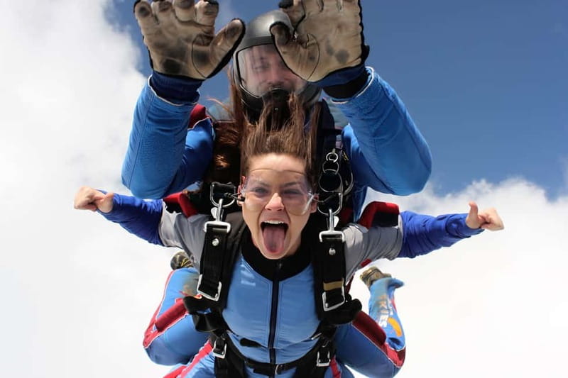 Tandem Skydiving Adventure in Prague - What the Parachute Glide Feels Like Over Prague