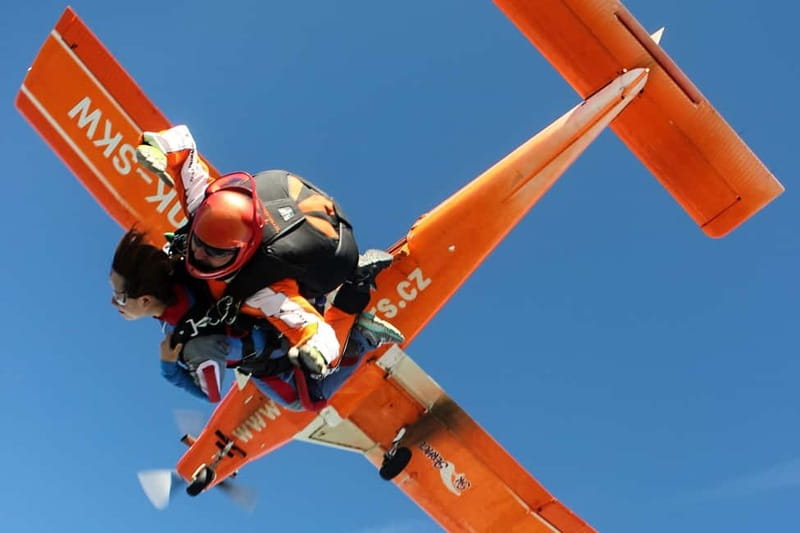 Tandem Skydiving Adventure in Prague - Landing, Picking Up Your Certificate, and Going Back