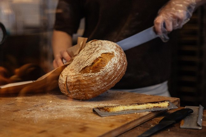 The 10 Tastings of Prague With Locals: Private Food Tour - Naměstí Jiřího z Poděbrad: bread with egg salad and oak-smoked sausage