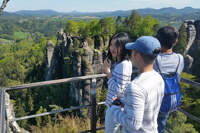 The Best of Bohemian and Saxon Switzerland Day Trip from Prague - Pravčická brána in summer, Tisá Rocks in winter