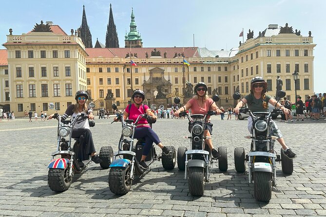 The Highlights of Prague on eBike or electric Scooter - Charles Bridge, Kafka Museum, and Lesser Town views on two wheels