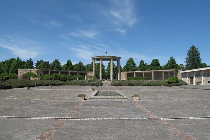 The only full Anthropoid tour with a visit to curve and Lidice, by private car - Lidice Memorial outside Prague: a large meadow with a devastating backstory