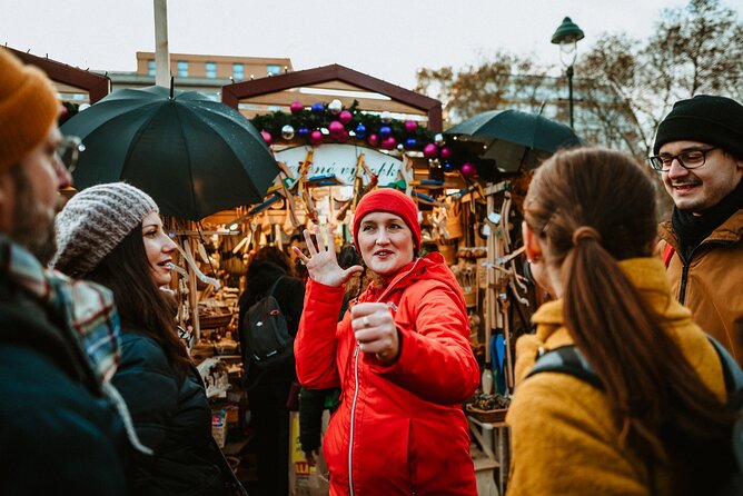Tour 3 Magical Prague Markets with Locals, Christmas Goodies incl - Naměstí Míru for artisan gifts and holiday shopping by residents