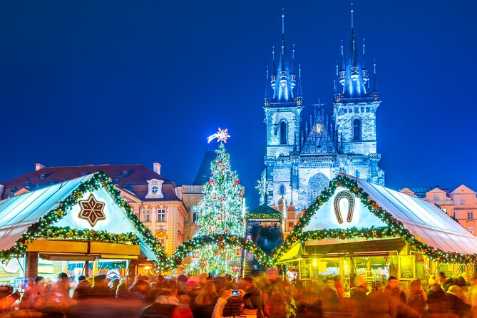 Tour 3 Magical Prague Markets with Locals, Christmas Goodies incl - Old Town Square and the Christmas market vibe near the Astronomical Clock