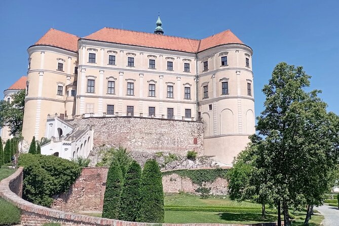 Wine Culture and UNESCO Gems Lednice Valtice Area and Mikulov - Stop 2: Lednice Castle walk, Neo-Gothic details, greenhouses, and the Minaret
