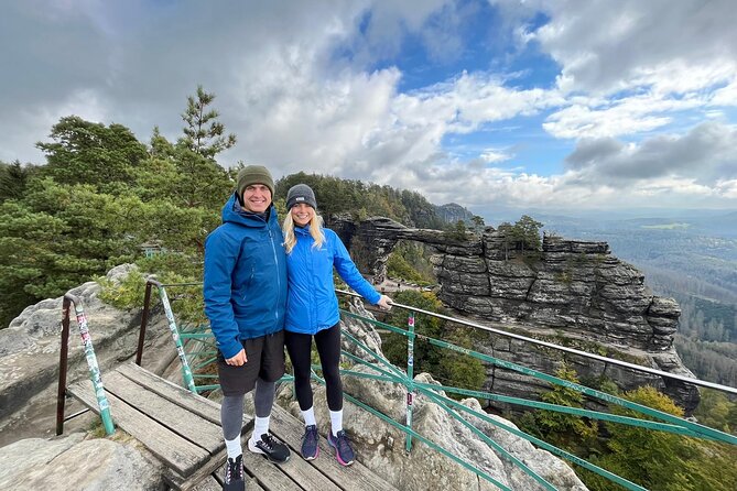 Winterland Tour to Bohemian and Saxon Switzerland from Prague - Stop 1: Bastei Bridge and Neurathen Castle Ruins Above the Elbe