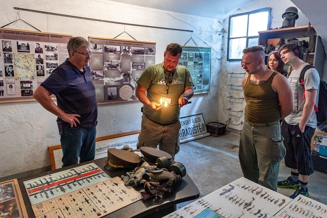 World War II 4WD Tour from Prague with Lunch & Beer - Entering the WWII Bunker at Offroadsafari in Litvínov